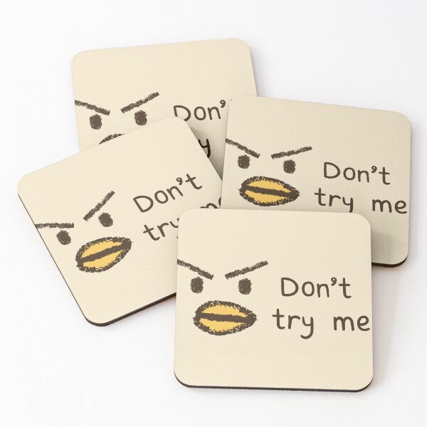 Item preview, Cute Penguin Face with Silly Text – Don’t Try Me Fun Design designed and sold by Furkan Al-Gburi.