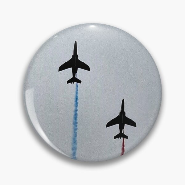 Item preview, Jets Flying with Red and Blue Smoke Trails designed and sold by MINDS-DARK-DOT.