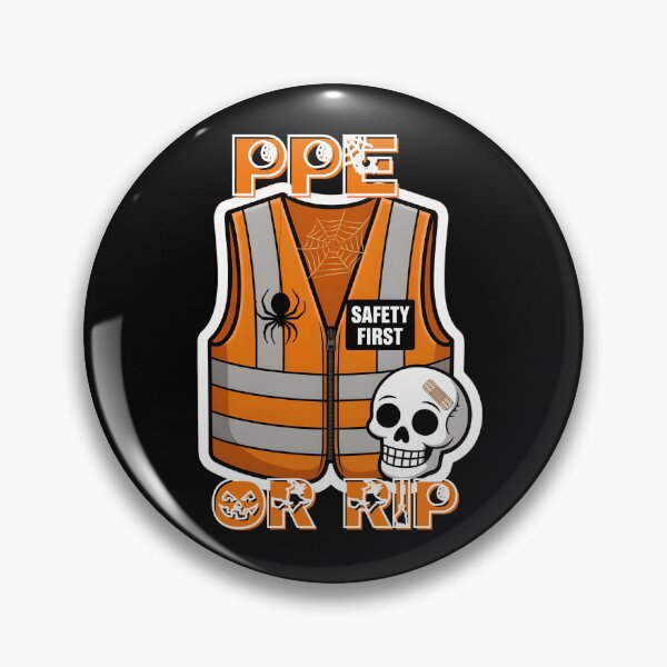 Item preview, PPE or RIP - Safety First Halloween Design designed and sold by PeteLawliiet.