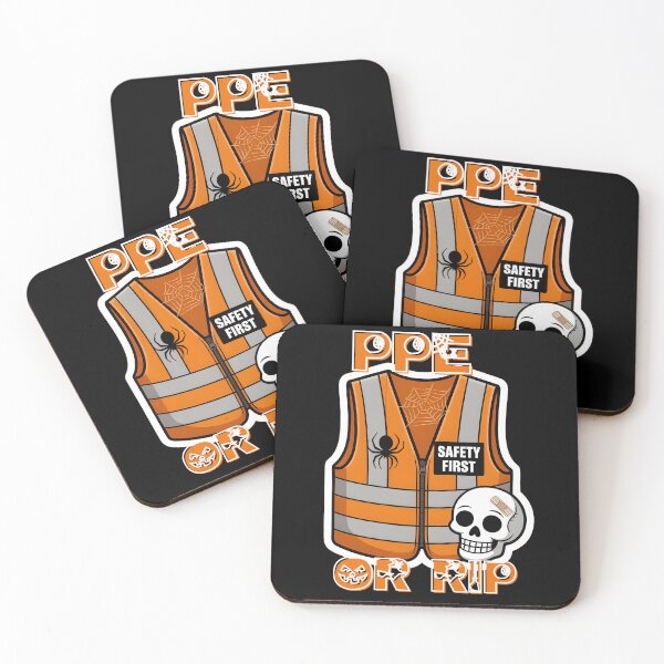 Item preview, PPE or RIP - Safety First Halloween Design designed and sold by PeteLawliiet.