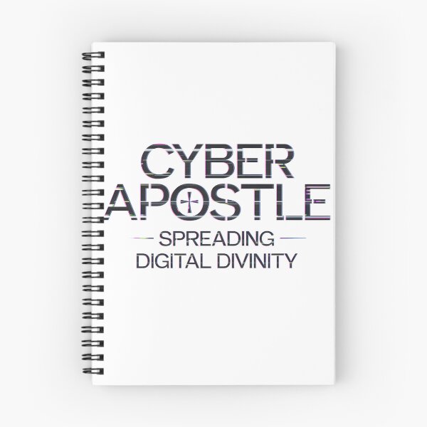 Item preview, Cyber Apostle Spreading Digital Divinity Glitch Art | Futuristic Gift Tee Digital Download designed and sold by AnnDesignStudio.