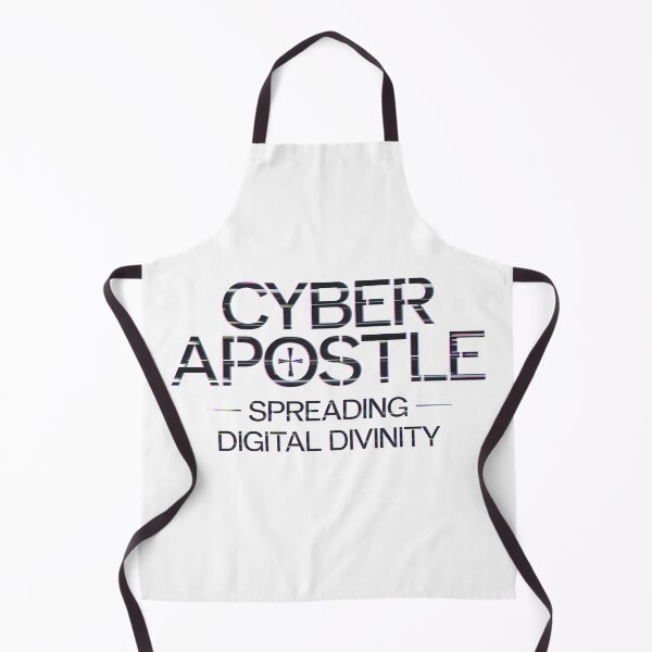 Item preview, Cyber Apostle Spreading Digital Divinity Glitch Art | Futuristic Gift Tee Digital Download designed and sold by AnnDesignStudio.