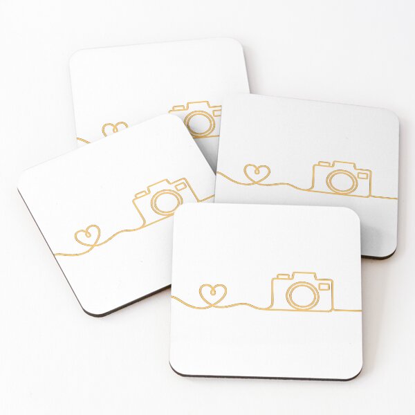 Item preview, Love to Shoot Minimalist Camera Heart designed and sold by PrintAtelier.