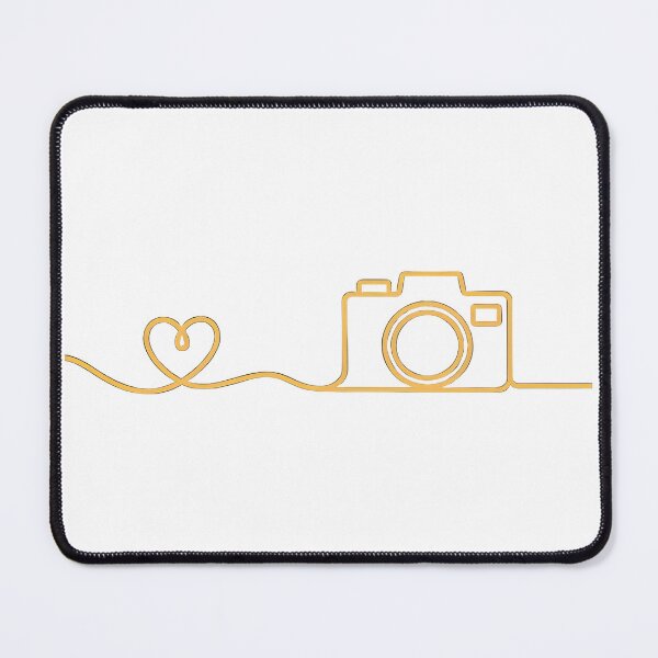 Item preview, Love to Shoot Minimalist Camera Heart designed and sold by PrintAtelier.