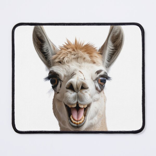 Item preview, Funny Laughing Llama Studio Portrait Photo designed and sold by NavigatorStreet.
