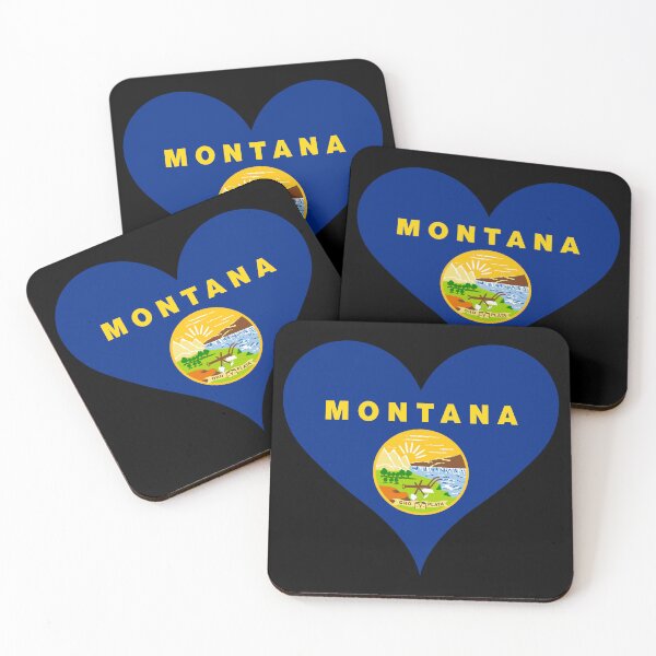 Item preview, Montana Heart Flag designed and sold by NTGUILTY.
