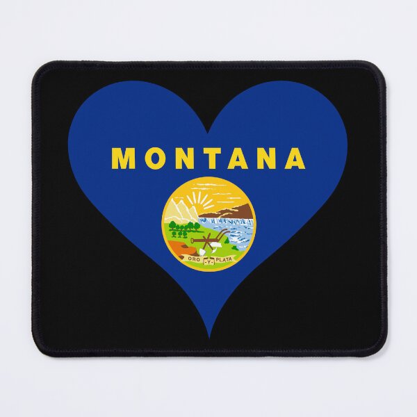 Item preview, Montana Heart Flag designed and sold by NTGUILTY.