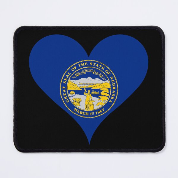 Item preview, Nebraska Heart Flag designed and sold by NTGUILTY.