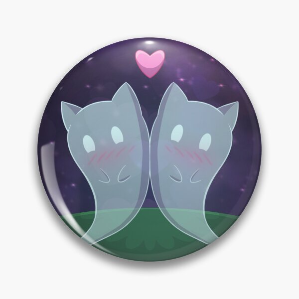 Item preview, Ghost Cats in Love designed and sold by SkelKatz.