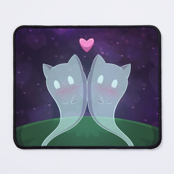 Item preview, Ghost Cats in Love designed and sold by SkelKatz.