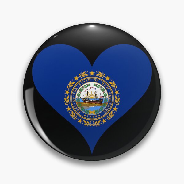 Item preview, New Hampshire Heart Flag designed and sold by NTGUILTY.