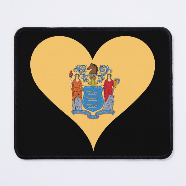 Item preview, New Jersey Heart Flag designed and sold by NTGUILTY.