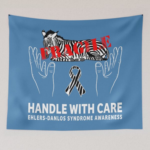 Item preview, Fragile Handle With Care EDS Zebra designed and sold by Designs by Jesabee.