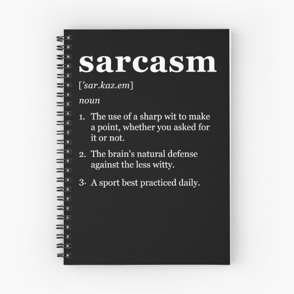 Item preview, Witty Sarcasm Definition | Dictionary Style designed and sold by 89BLACK.