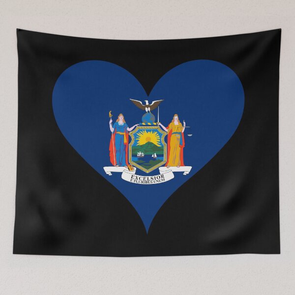 Item preview, New York Heart Flag designed and sold by NTGUILTY.