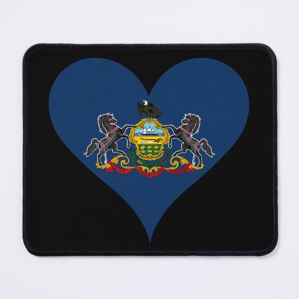 Item preview, Pennsylvania Heart Flag designed and sold by NTGUILTY.