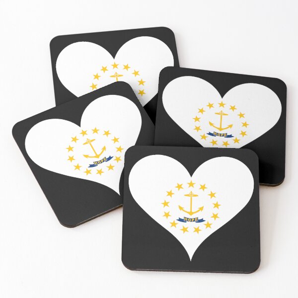 Item preview, Rhode Island Heart Flag designed and sold by NTGUILTY.