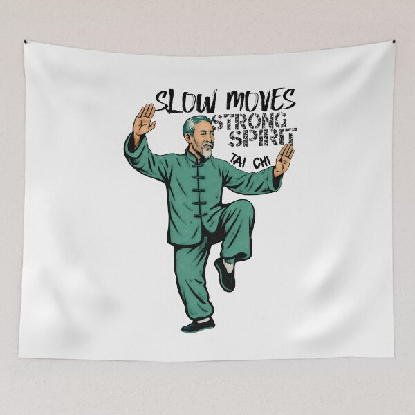 Item preview, Slow moves, strong spirit! (black) designed and sold by HofTao.