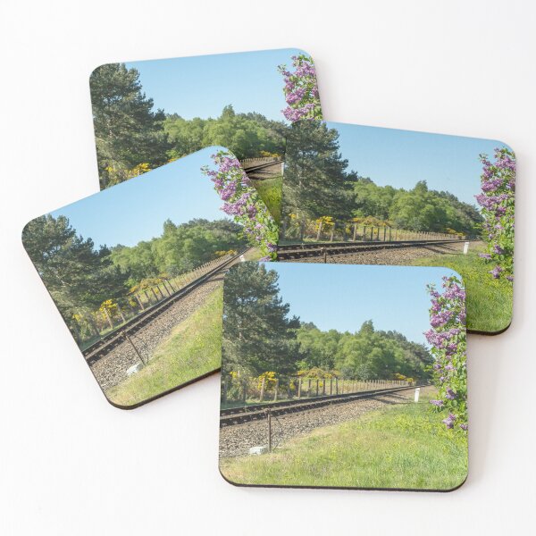 Item preview, Purple buddleja and railway line designed and sold by yackers1.