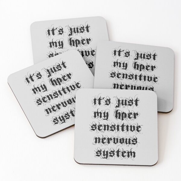 Item preview, IT'S JUST MY HYPER SENSITIVE NERVOUS SYSTEM - ME/CFS - Black designed and sold by Darling DeDe.