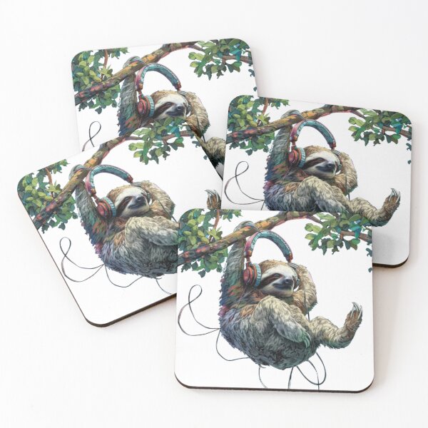 Item preview, “Chill Vibes Sloth” designed and sold by AlexLineArt.