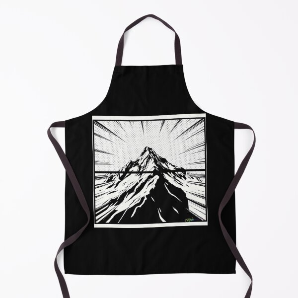 Item preview, Pop Art Mountain Landscape Love - Manga Radiance Mountain Summit designed and sold by Benito Del Ray.