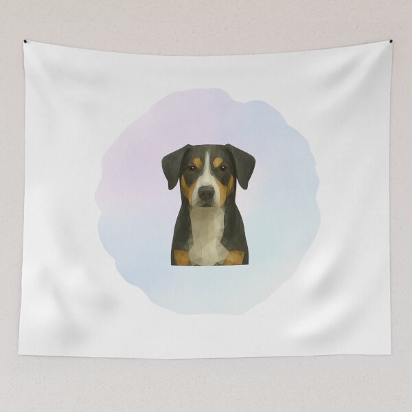 Item preview, Appenzeller Sennenhund in Pastel Geometry designed and sold by GeoWild Designs.