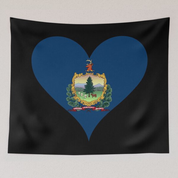 Item preview, Vermont Heart Flag designed and sold by NTGUILTY.