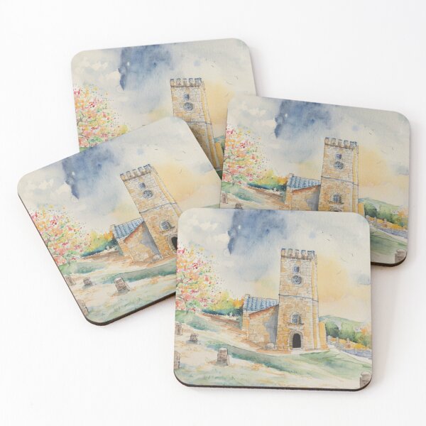 Item preview, St Peter's Buckland in the Moor(watercolour + AI) designed and sold by artsmeow.