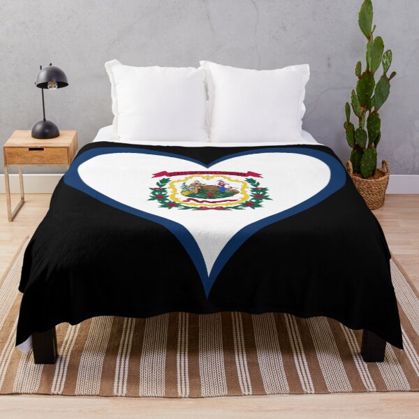 Item preview, West Virginia Heart Flag designed and sold by NTGUILTY.