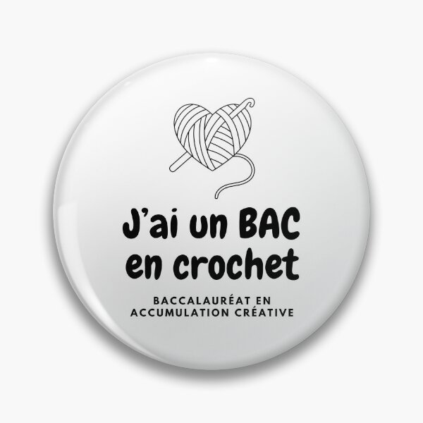 Item preview, I have a bachelor's degree in (reverse) crochet. designed and sold by Fil-de-Cristal.