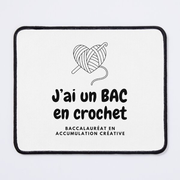 Item preview, I have a bachelor's degree in (reverse) crochet. designed and sold by Fil-de-Cristal.