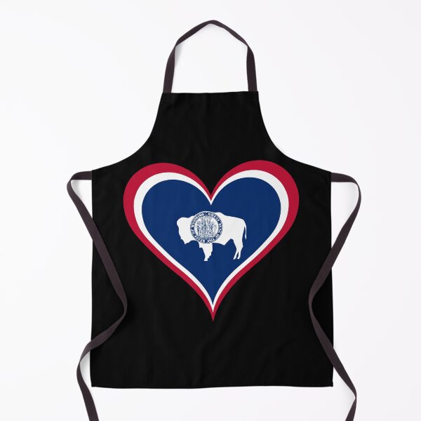 Item preview, Wyoming Heart Flag designed and sold by NTGUILTY.
