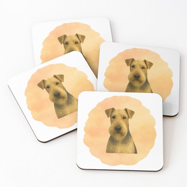 Item preview, Airedale Terrier with Golden Glow designed and sold by GeoWild Designs.