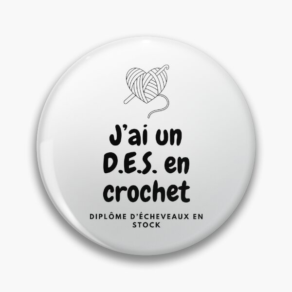 Item preview, I have a bachelor's degree in (reverse) crochet. designed and sold by Fil-de-Cristal.