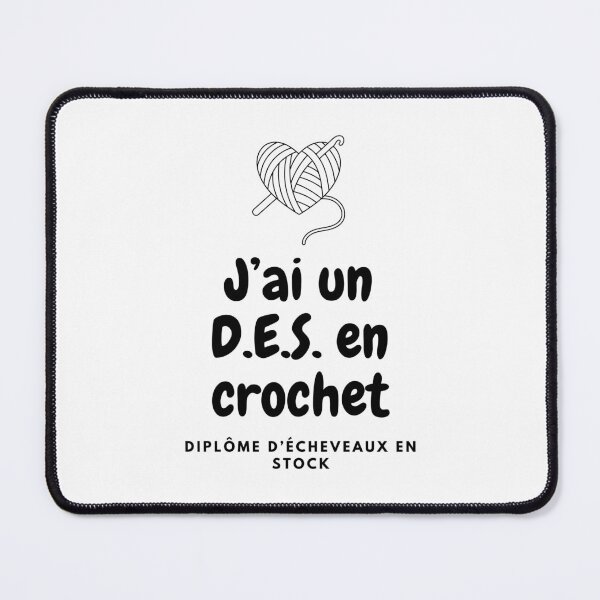 Item preview, I have a bachelor's degree in (reverse) crochet. designed and sold by Fil-de-Cristal.