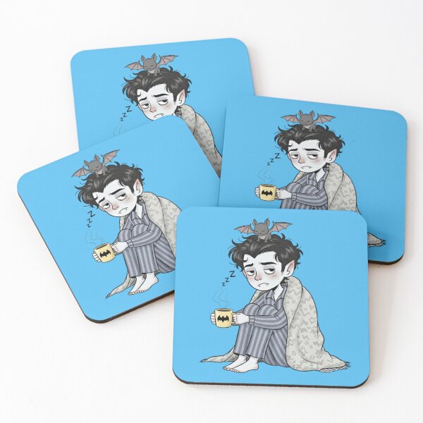 Item preview, Sleepy Vampire in Pajamas – Cute Halloween Character designed and sold by hiraum.