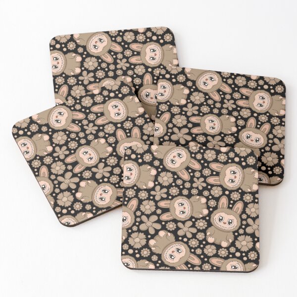 Item preview, Labubu Cute Monster Seamless Pattern designed and sold by Kubala Designs.