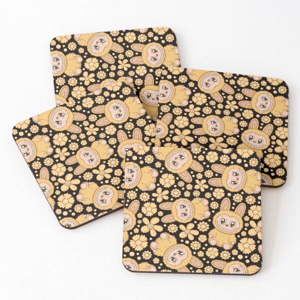 Item preview, Labubu Cute Monster Seamless Pattern designed and sold by Kubala Designs.