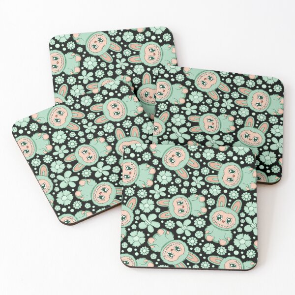 Item preview, Labubu Cute Monster Seamless Pattern designed and sold by Kubala Designs.