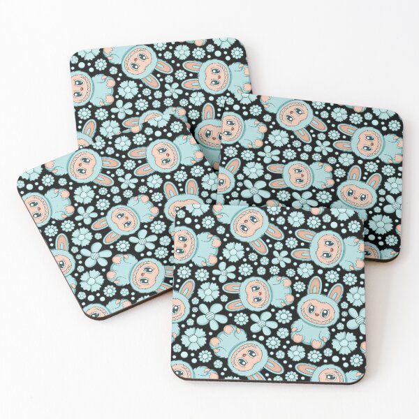 Item preview, Labubu Cute Monster Seamless Pattern designed and sold by Kubala Designs.