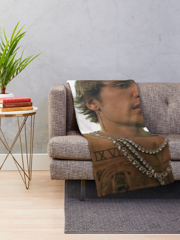 Justin Bieber, JB, SWAG Throw Blanket