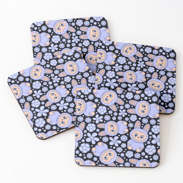 Item preview, Labubu Cute Monster Seamless Pattern designed and sold by Kubala Designs.