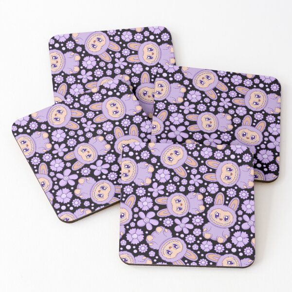 Item preview, Labubu Cute Monster Seamless Pattern designed and sold by Kubala Designs.