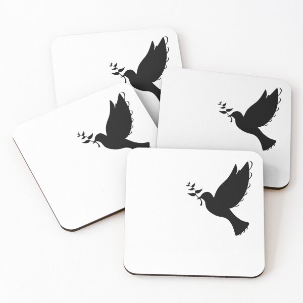 Item preview, Urban Spirit - minimalist outline of a dove in flight designed and sold by LiliDedula.