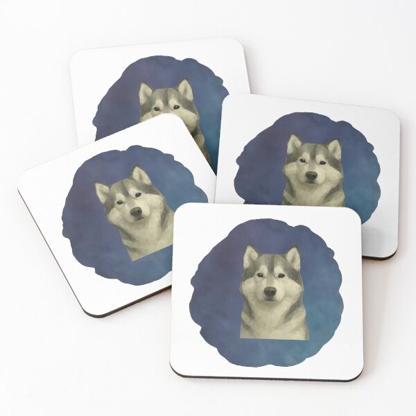 Item preview, Alaskan Malamute in Arctic Twilight designed and sold by GeoWild Designs.