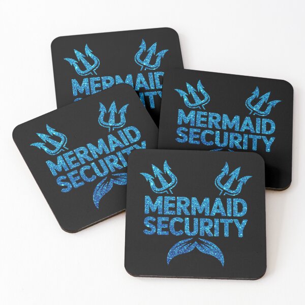 Item preview, Mermaid Security Halloween Costume T-Shirt – Funny Mermaid Guard Outfit designed and sold by Serbin.