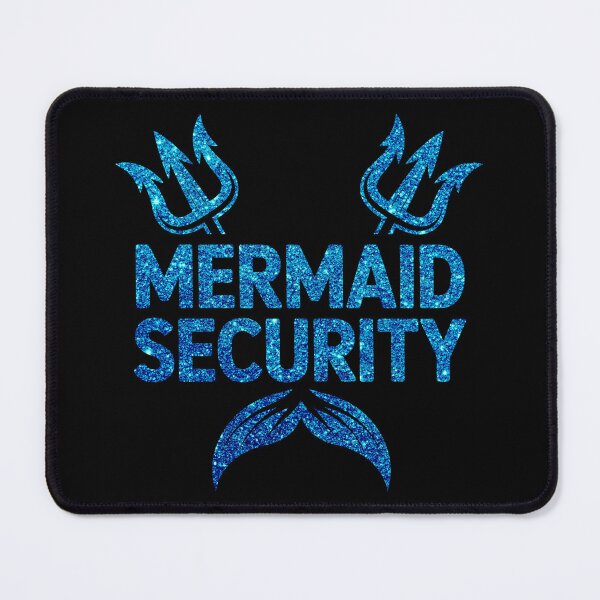 Item preview, Mermaid Security Halloween Costume T-Shirt – Funny Mermaid Guard Outfit designed and sold by Serbin.