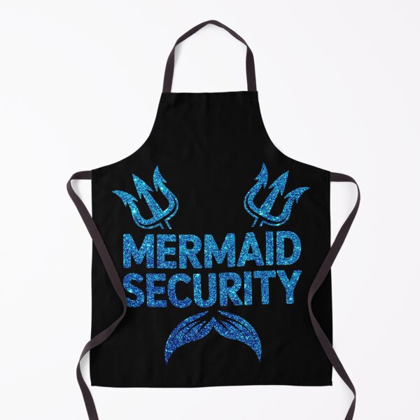Item preview, Mermaid Security Halloween Costume T-Shirt – Funny Mermaid Guard Outfit designed and sold by Serbin.