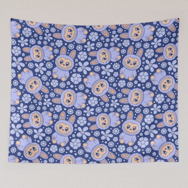 Item preview, Labubu Cute Monster Seamless Pattern designed and sold by Kubala Designs.